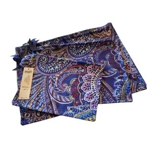 Chico's Vibrant Paisley  with Blue and Purple